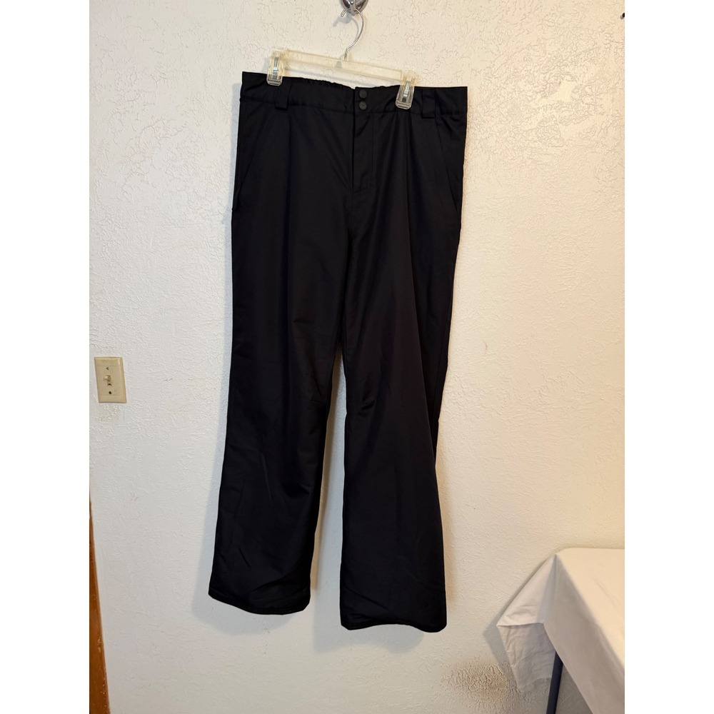 Obermeyer Mens Black Insulated Ski Snow Pants Size Large Long Sportswear Cold